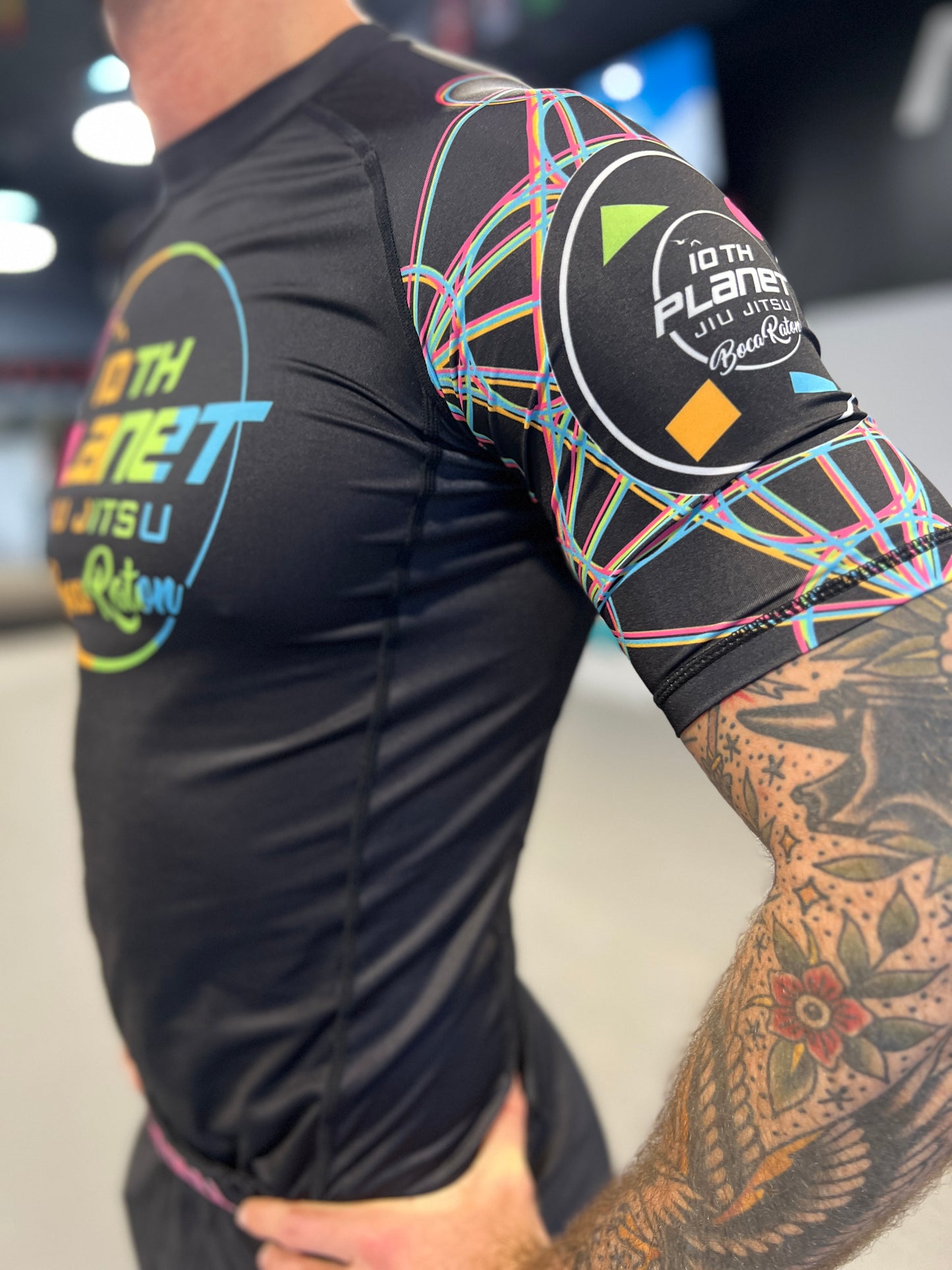 10P Boca Retro Short Sleeve Rashguard