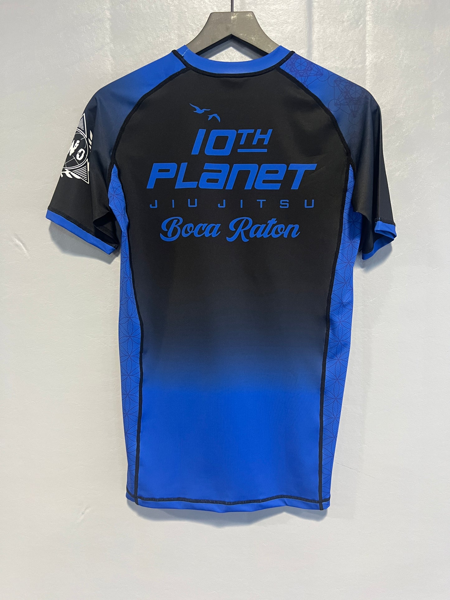 10P Boca Blue Belt Ranked Rashguard (Short Sleeve)