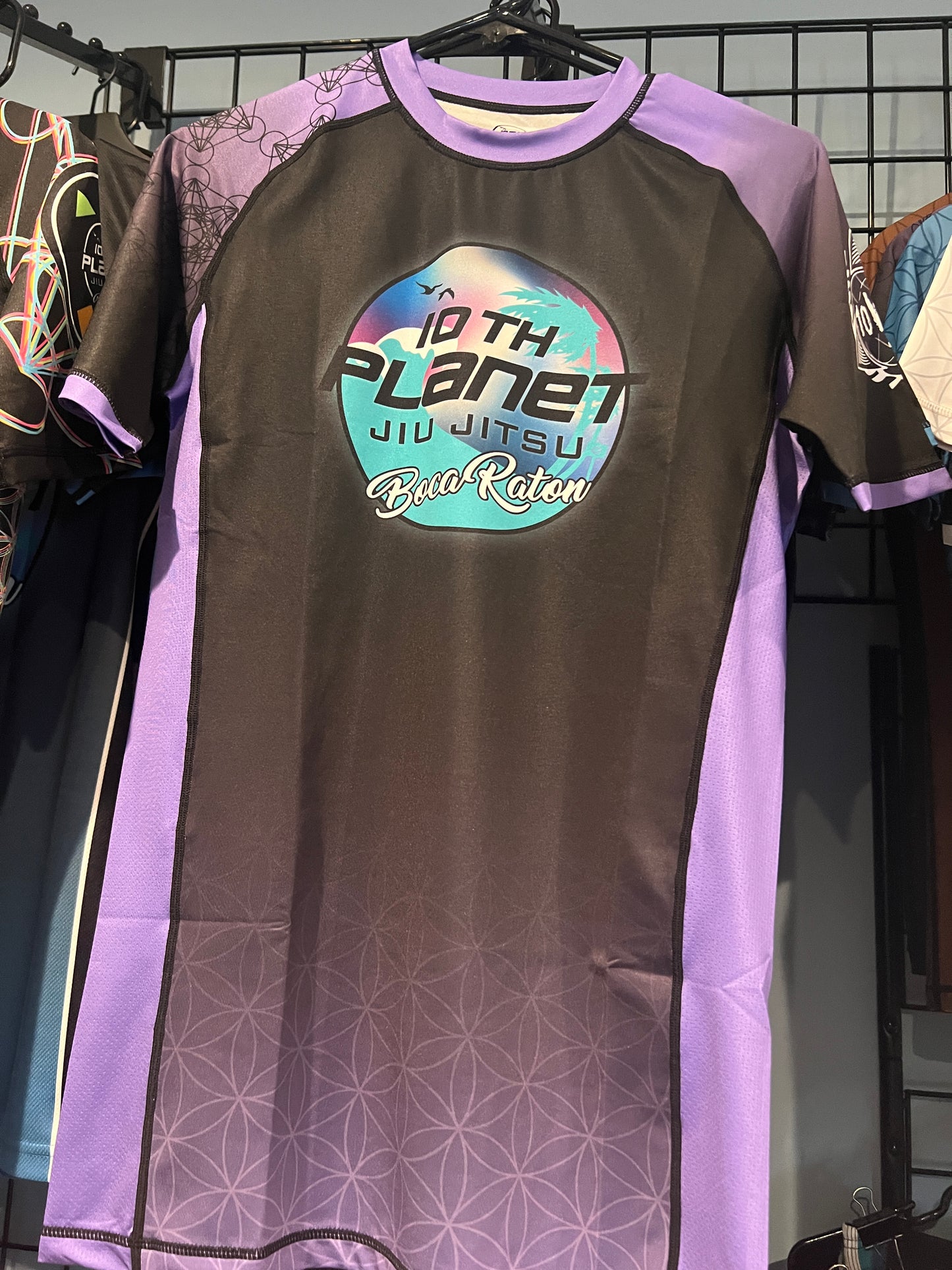 Purple Belt Ranked 10P Rashguard