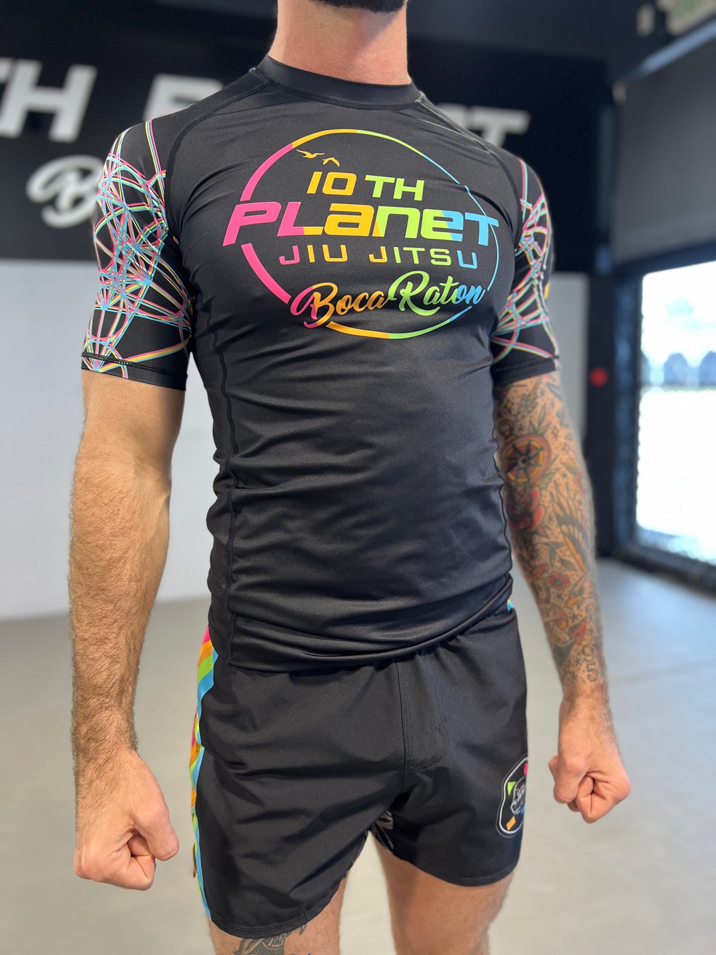 10P Boca Retro Short Sleeve Rashguard