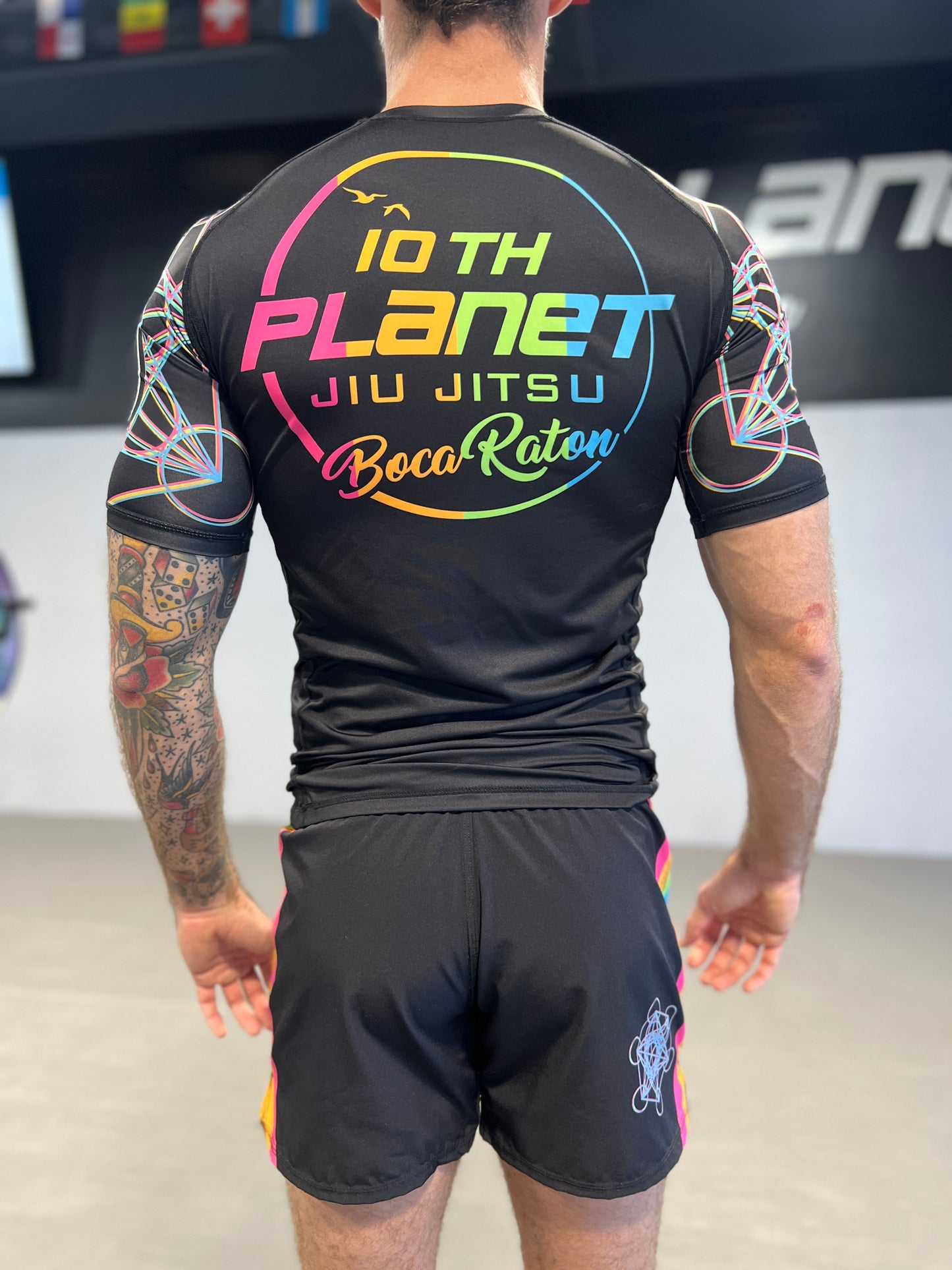 10P Boca Retro Short Sleeve Rashguard