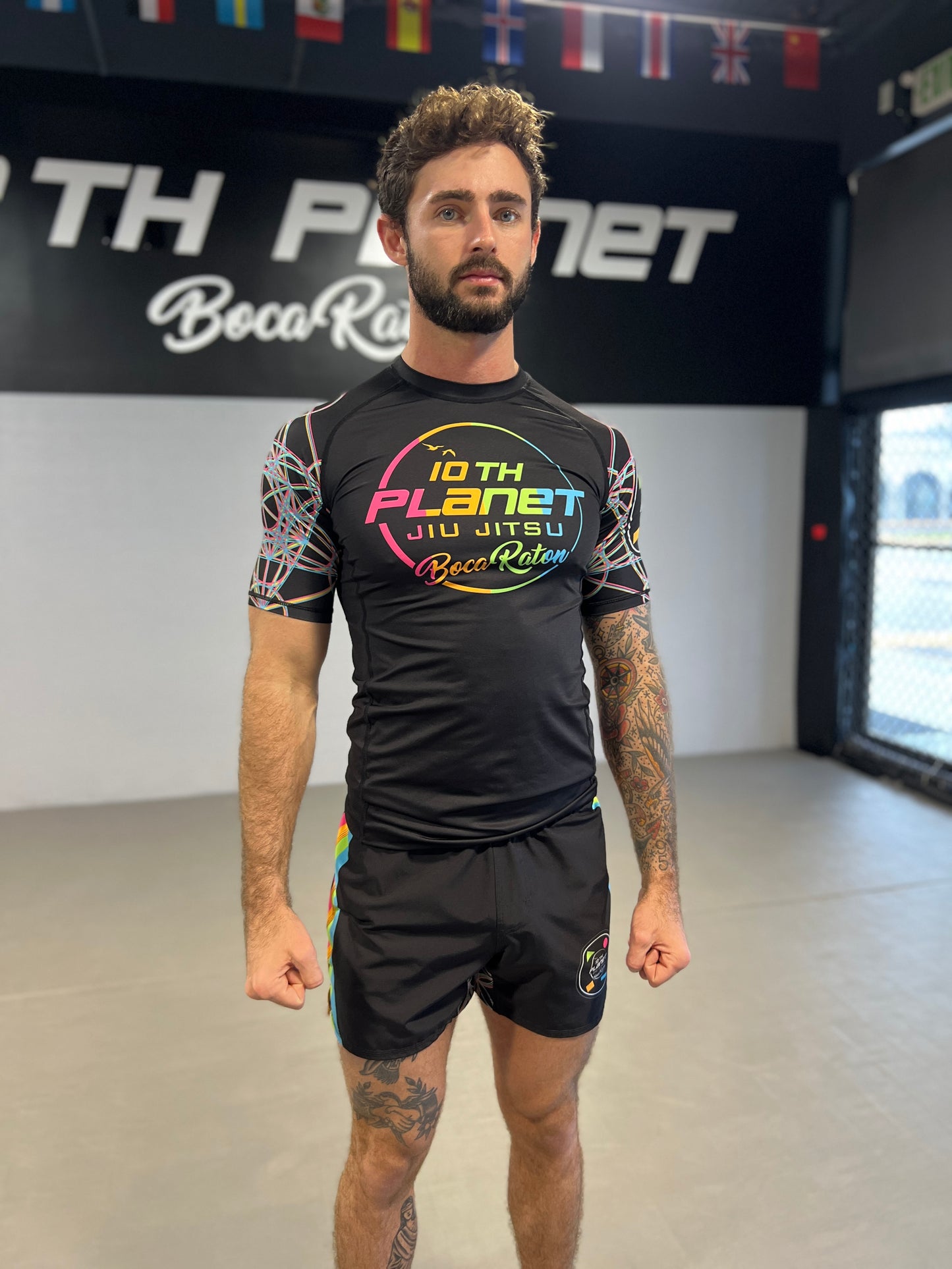 10P Boca Retro Short Sleeve Rashguard