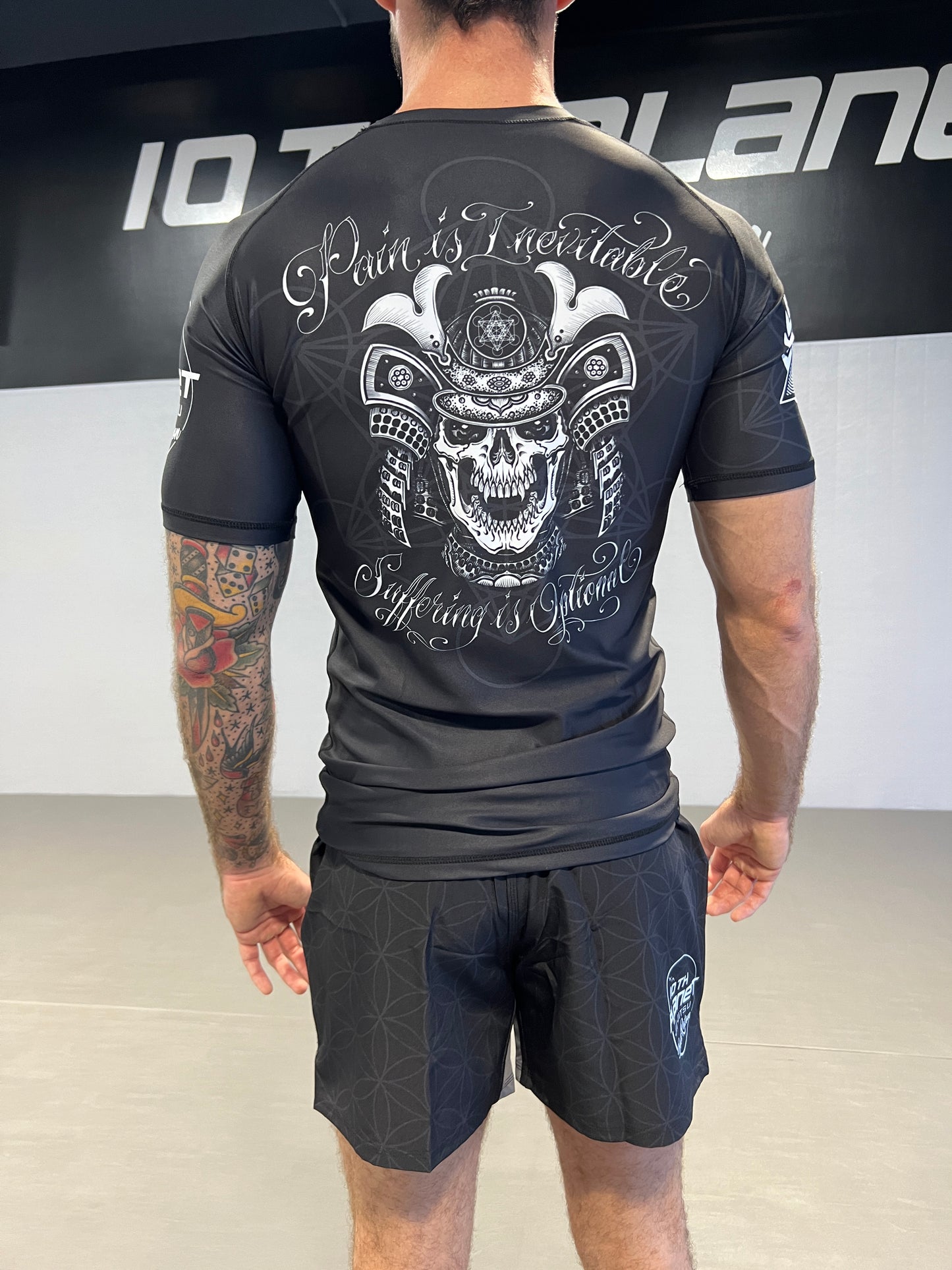 Midnight 10P Boca Short Sleeve Rashguard