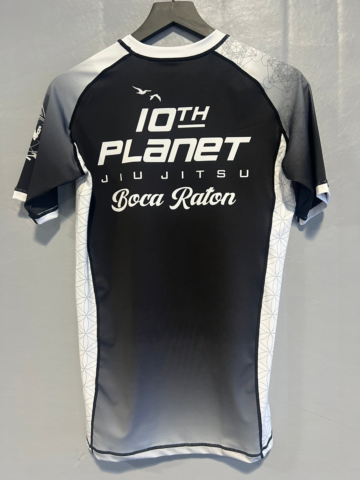 10P Boca White Belt Ranked Rashguard (Short Sleeve)