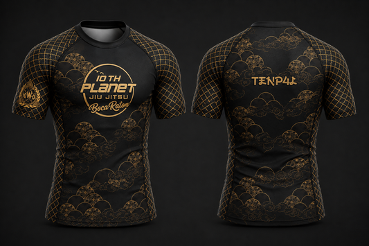 Golden Clouds Rashguard short sleeve