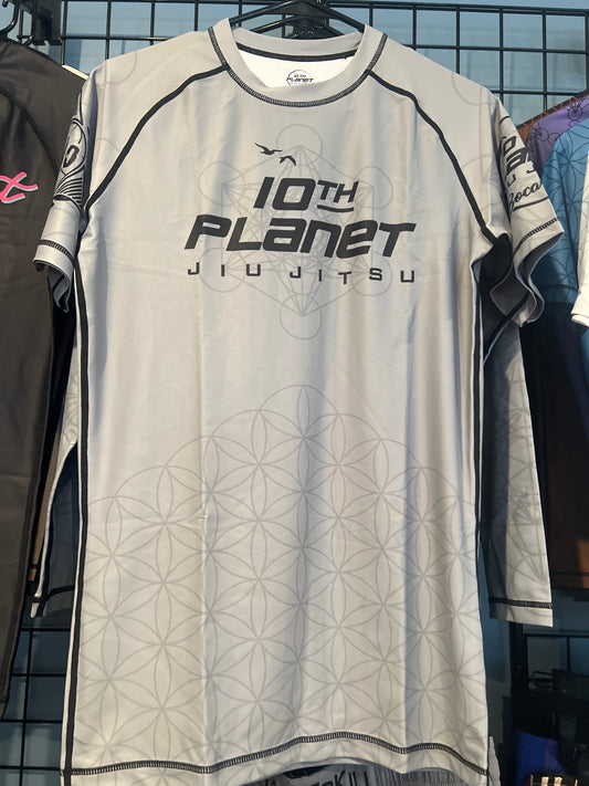 Grey Samurai Short Sleeve Rashguard